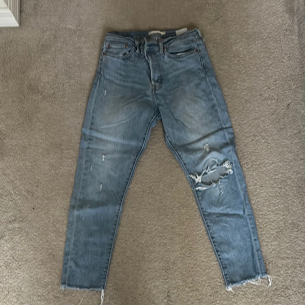 Levi’s button fly wedgie skinny